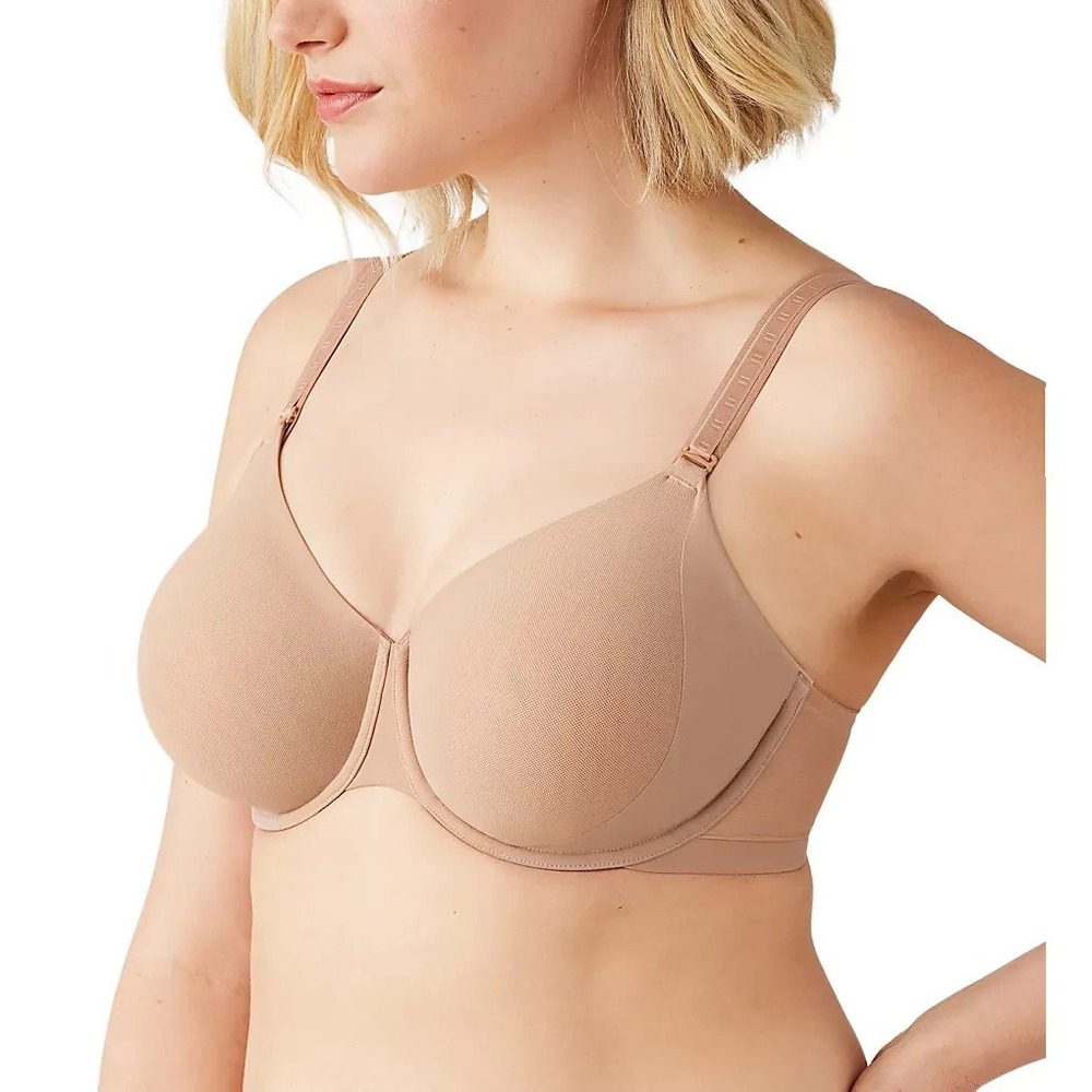 Wacoal Women's Shape Revelation Uneven Underwire Bra 855487 Beige Size 36 DDD